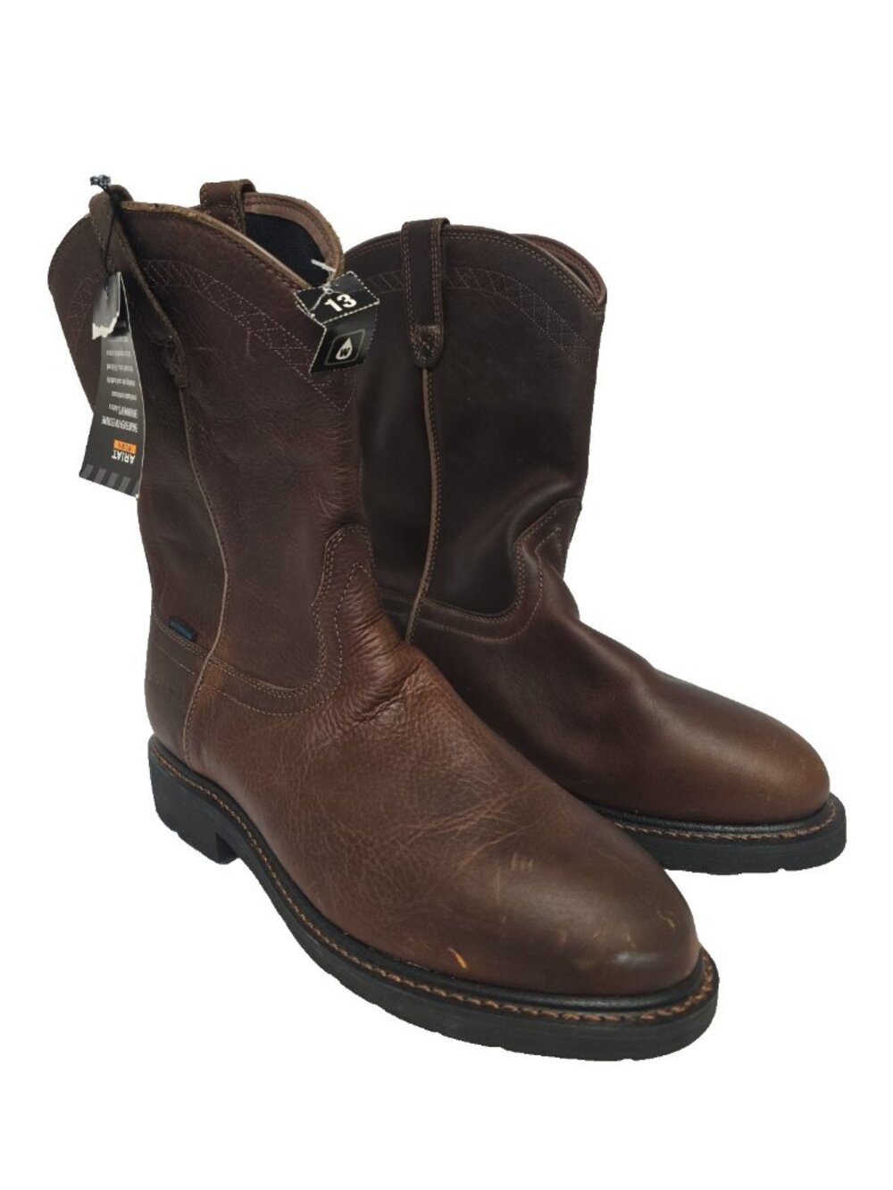 Ariat Men's 10002385 Sierra H2O Waterproof Soft Toe Work Boot Brown Size 13D
